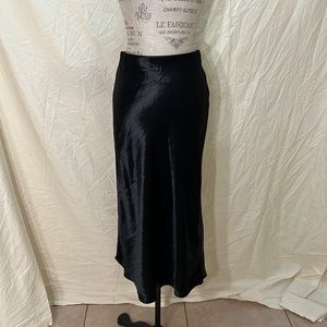 Satin MIDI Skirt